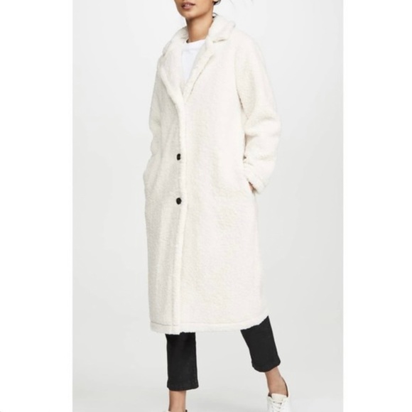 Cupcakes and Cashmere Havana Cream White Teddy Bear Coat - Picture 2 of 9